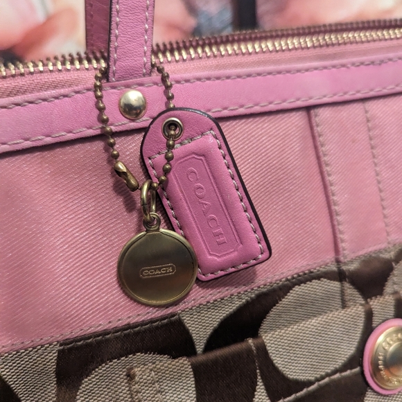 Coach Signature Stripe Tote - Picture 13 of 13